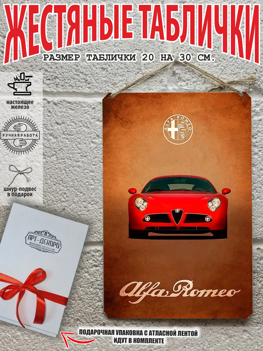 Постеры машины тачки автомобили Alfa Romeo